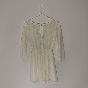 White Lace Hollister Dress